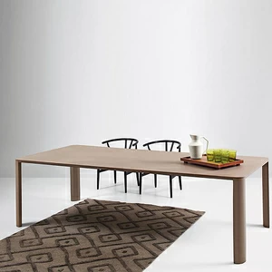 СТОЛ ОБЕДЕННЫЙ ИЗ КАМНЯ MAHON 180X100 СМ SAND BROWN