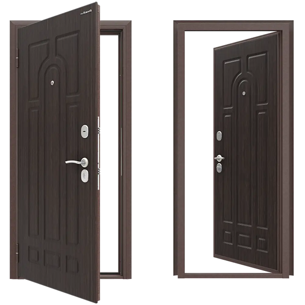 Дверь входная металлическая Оптим 88x205 см левая венге 84226057 STLM-2069794 DOORHAN  - Вид №1