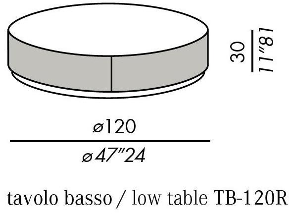 Meridiani Круглый журнальный столик из латуни sun-id-1478728 - Вид №8