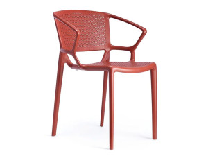 Штабелируемый стул из полипропилена с подлокотниками