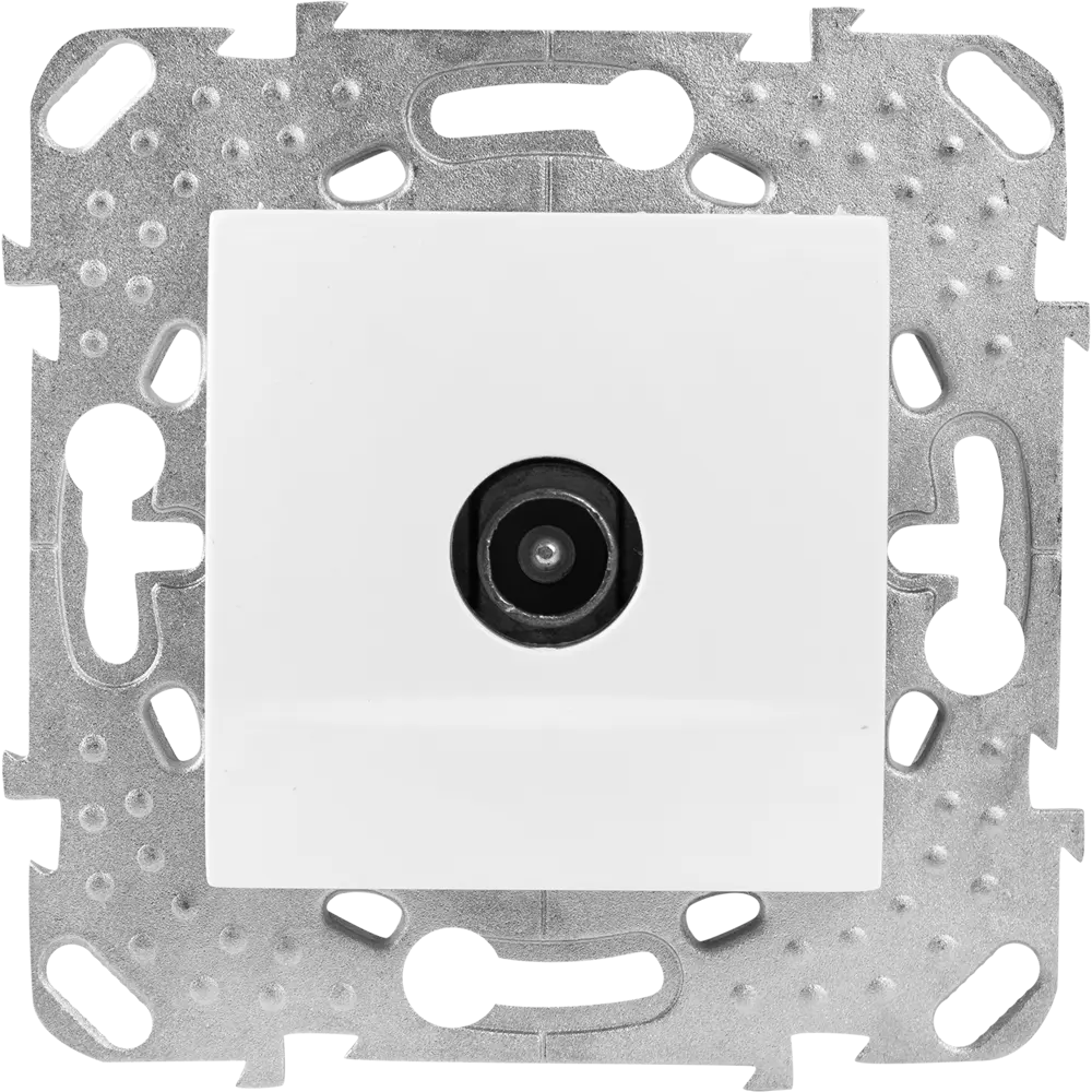 ТВ-розетка одиночная встраиваемая Systeme Electric Unica шлейф, цвет белый STLM-2026062