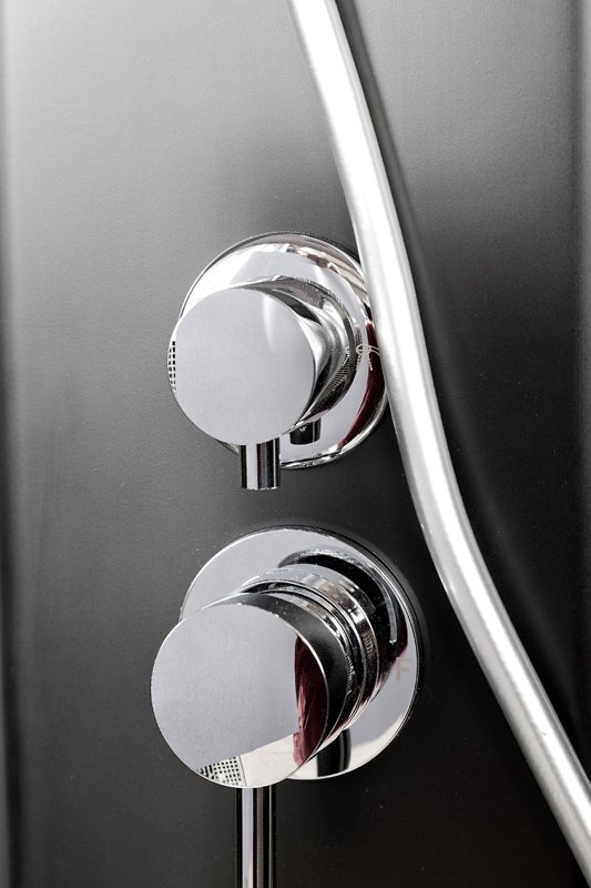 BМ4510 N LED с гм. BLACK Душевая кабина DETO Серия ВМ L 801 стандартная BLACK - Вид №9