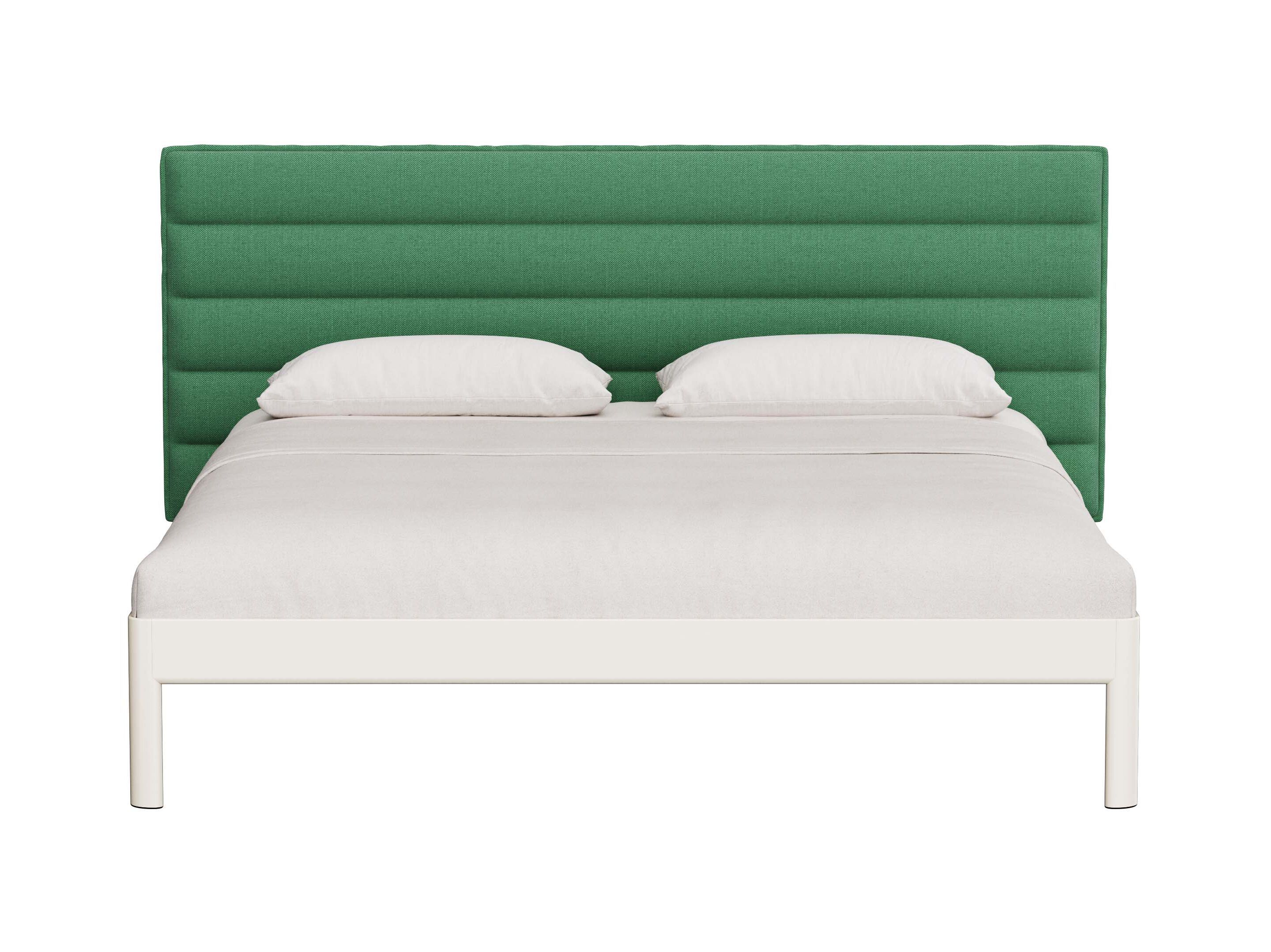 Алюминиевая двуспальная кровать с мягким изголовьем Noah Living Heia ARCH-00000106 - Вид №5