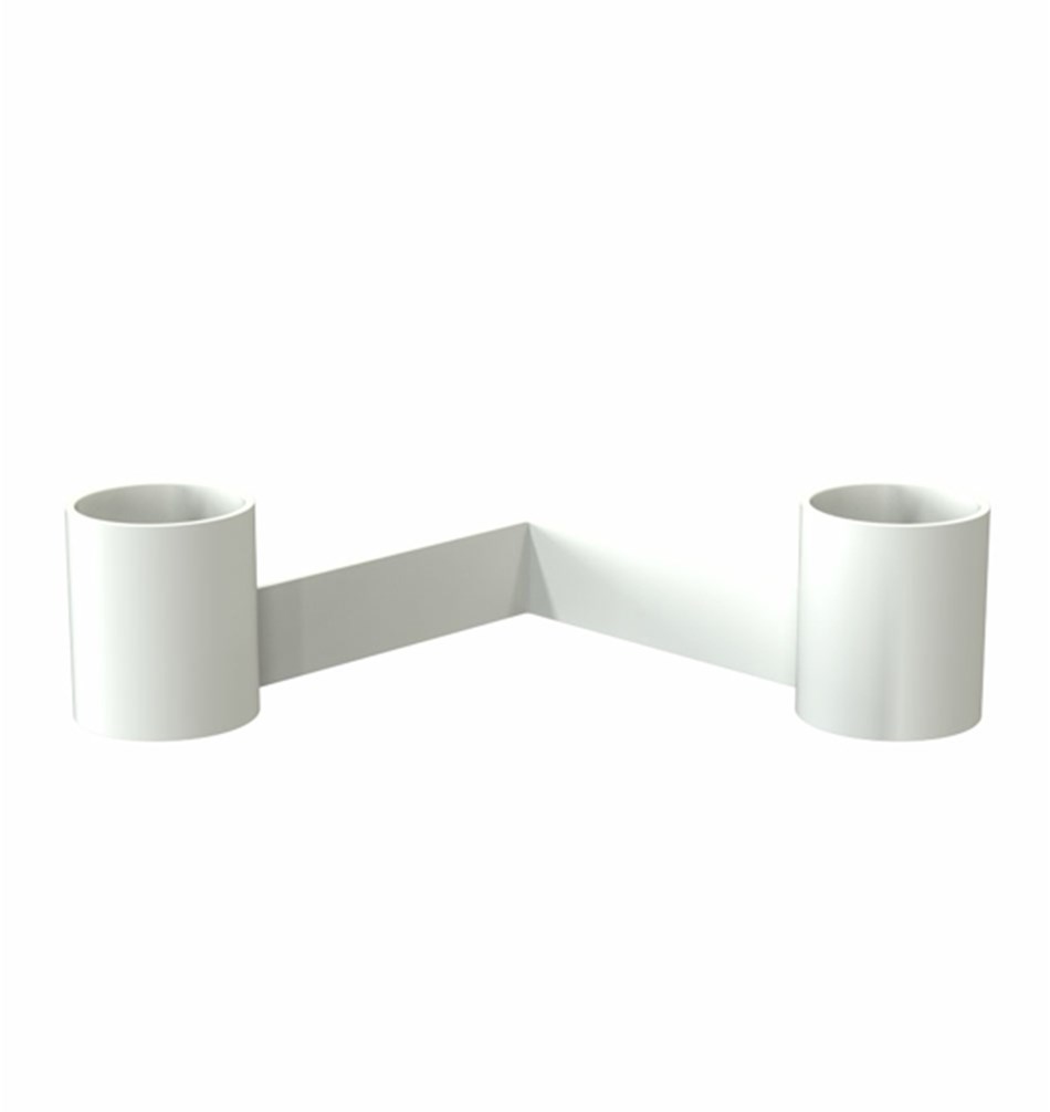 FROST Подсвечник 2004 » белый Нержавеющая сталь Белый N2004-W  - Вид №1