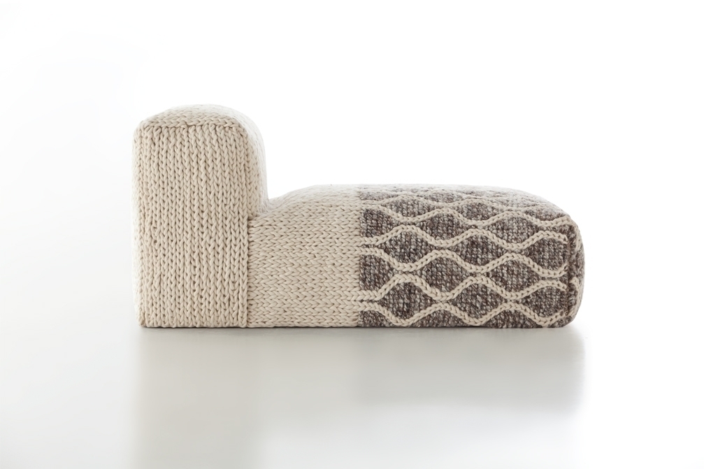 070844 Пуф модульный Rhombus Ivory GAN Mangas Space  - Вид №1