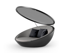 Круглая Садовая кровать с солнцезащитным козырьком