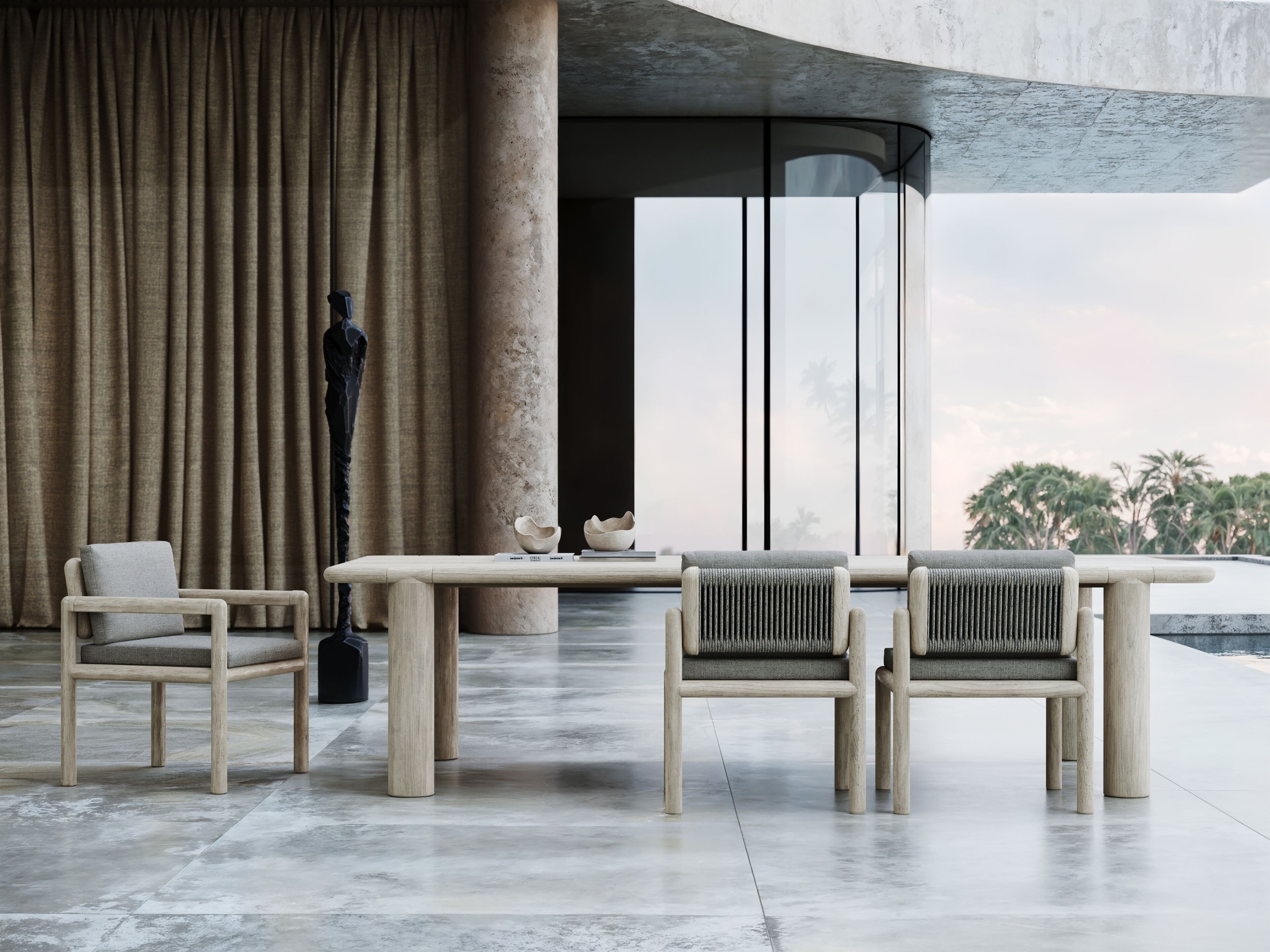 Тканевый садовый стул SNOC Caleo ARCH-00137403 - Вид №2