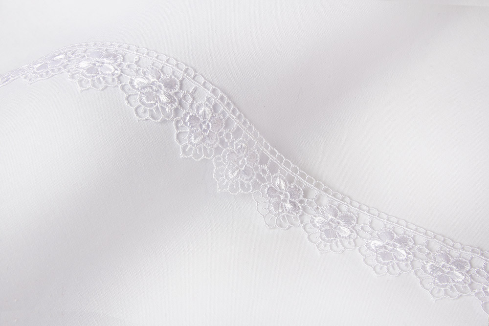 3169 Гипюр 33 мм в пакете Турция белый Gamma 