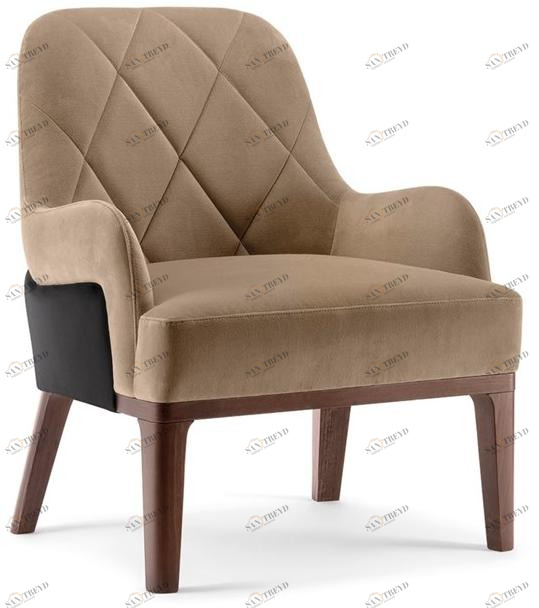 Tirolo Кресло из мягкой ткани с подлокотниками Gill 070 p