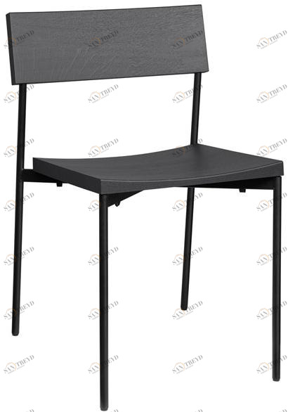 e15 Штабелируемый стул из массива дерева  Ch03 