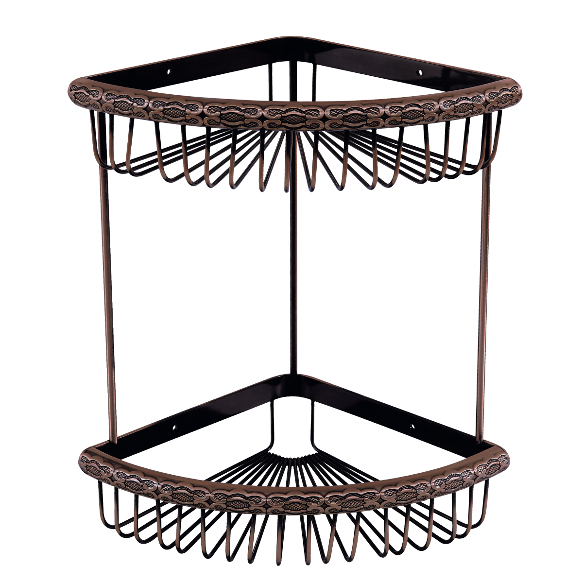 LM6682ORB Аксессуары Jasmine полка угловая, 240х240х90 мм, черная бронза LEMARK  - Вид №1