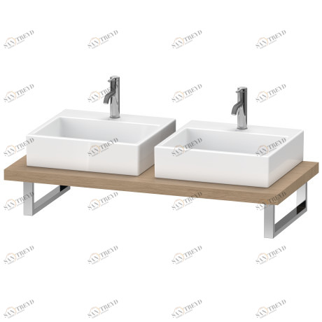 XV103C05252 Серии/XViu Консоль для накладных раковин и встраиваемых умывальников Европейский дуб, декор Duravit