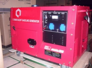 Генератор бензиновый Амперос LT6500CLE в кожухе с АВР