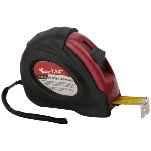 Рулетка Курс Классик, прорезиненная, 7.5 м x 25 мм