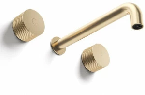 RUBINETTERIE STELLA Смеситель для умывальника настенный на 3 отверстия Sirius