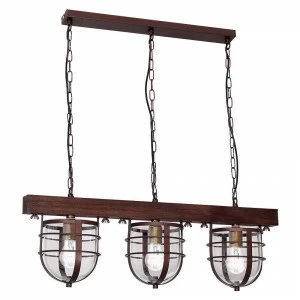 Подвесная люстра Luminex Ander 7620 LUMINEX ДИЗАЙНЕРСКИЕ, ANDER 186378 Коричневый