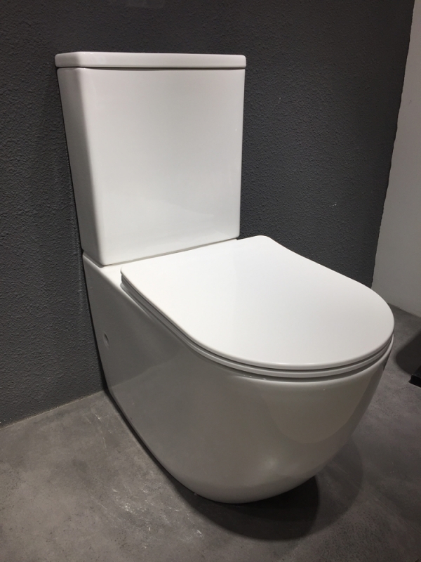 CX01008UW Компакт унитаз с бачком Белый Bravat Gina Турция - Вид №1