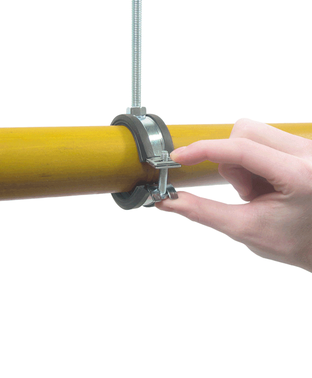 3374035 BISMAT® Flash Хомуты с вкладышем epdm (M8, M8/10) для всех видов труб walraven  - Вид №2