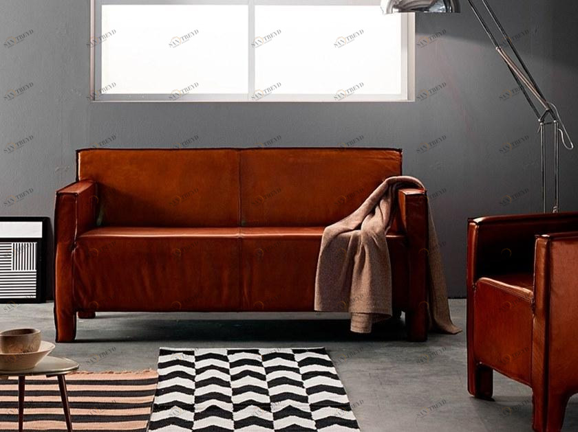 Devina Nais 2-х местный кожаный диван Baltimora sun-id-1452721