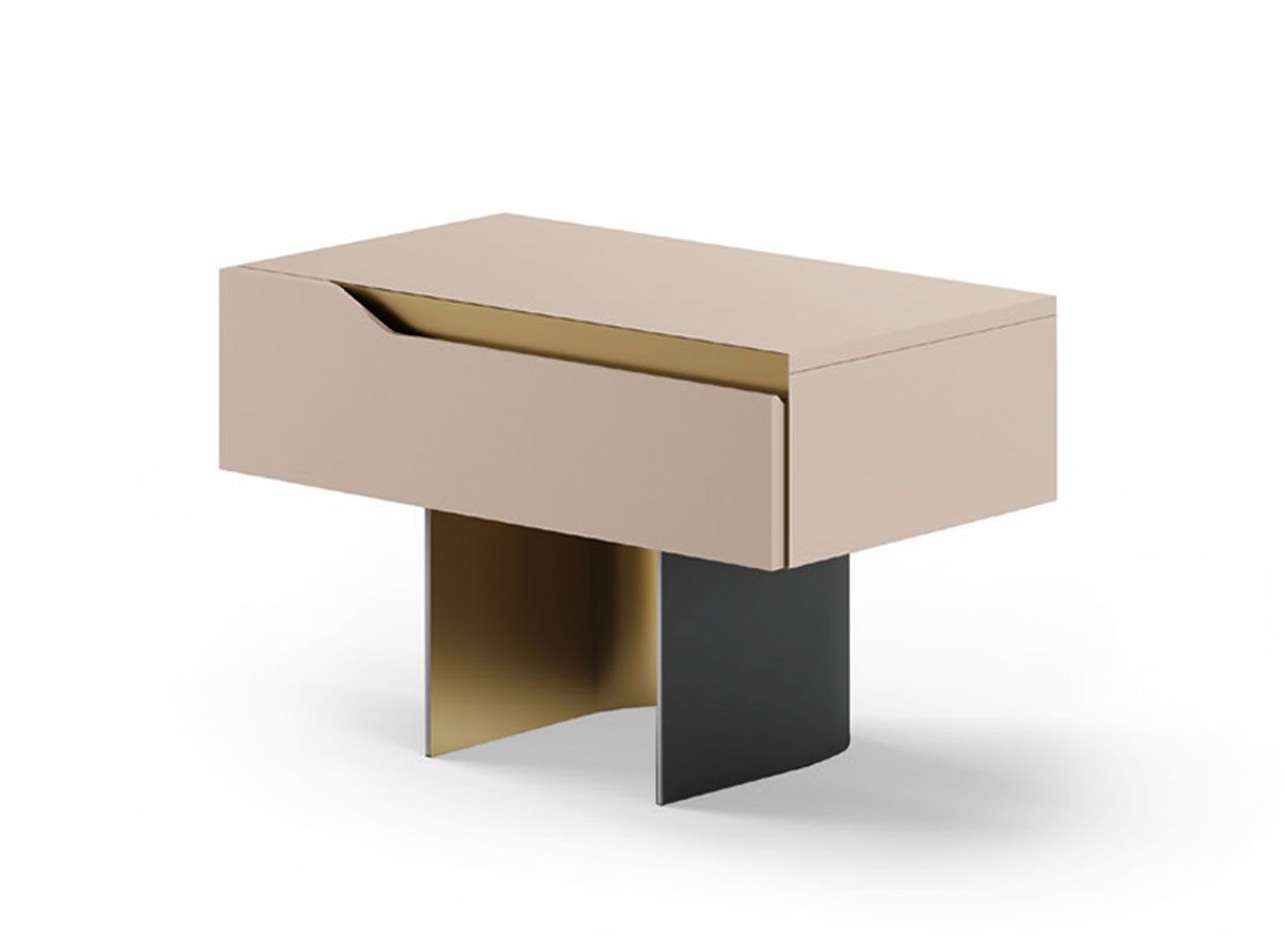 Деревянная прямоугольная тумбочка с ящиками Cantori ARCH-00019967 - Вид №1