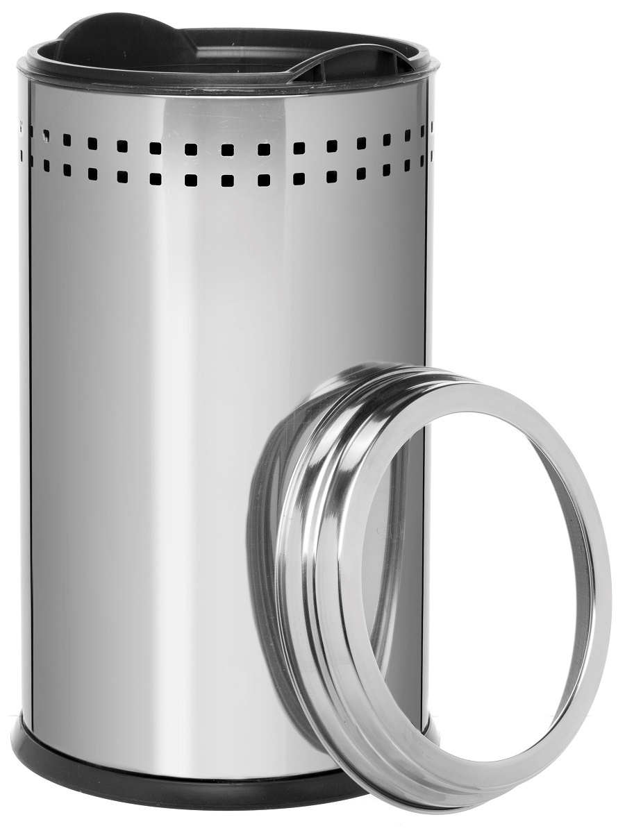 Ведро для мусора  без крышки Lupus 16L Chrome NAVAKO 11106 - Вид №1