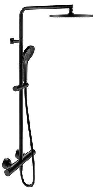 53926012321 Смеситель с термостатом и верхней душевой насадкой KEUCO Plan blue - Вид №2