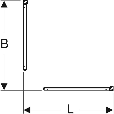 558.313.00.1 Задний элемент Porsgrund Showerama 10-5 Geberit  - Вид №2