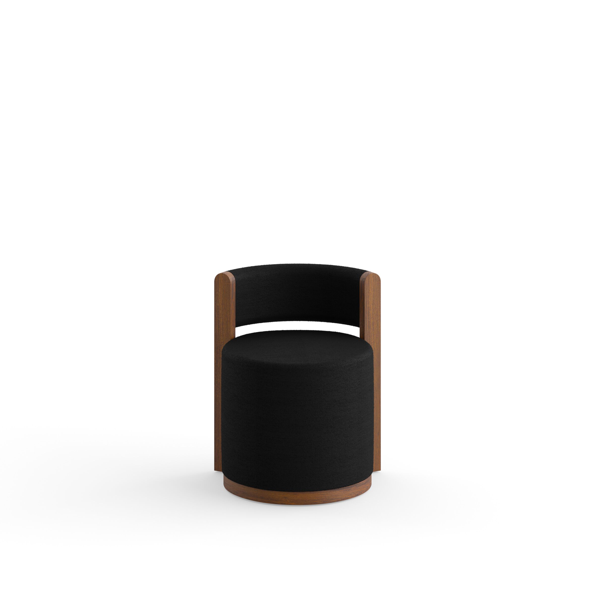 Твердый деревянный мягкий поворотный стул e15 ALDE ARCH-00055144 - Вид №5