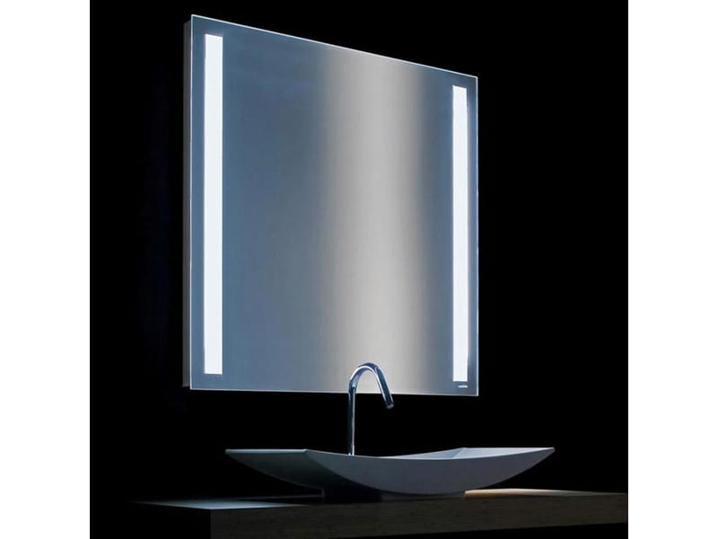 Квадратное зеркало со встроенным настенным освещением Spekkio Simple LED ARCH-00125415