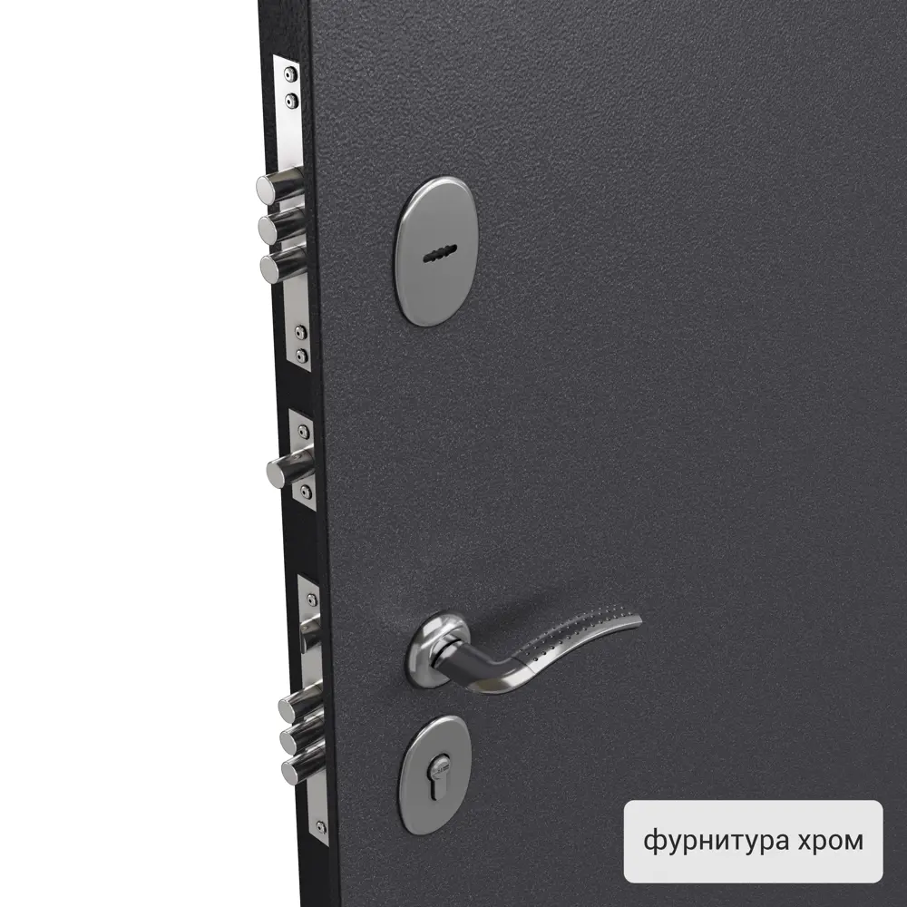 Дверь входная металлическая Берн 2 960 мм левая цвет белое дерево TOREX STLM-2044846 - Вид №1