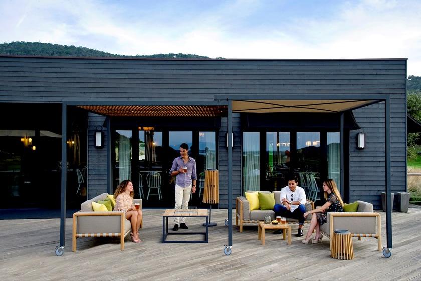 Unopiù Садовый диван 2 мест со съемным чехлом из ткани Pevero sun-id-1463830 - Вид №1