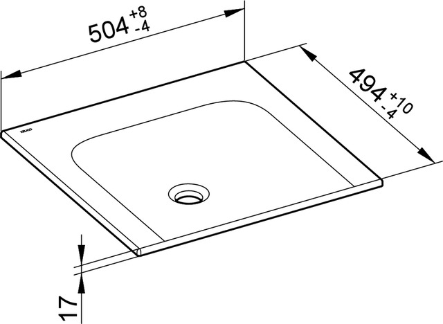 32940315000 Керамический умывальник KEUCO Plan - Вид №3