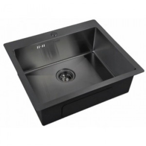 Мойка Zorg INOX-PVD 5951 GRAFIT, Zorg pvd 5951 GRAFIT Мойка кухонная прямоугольная Zorg