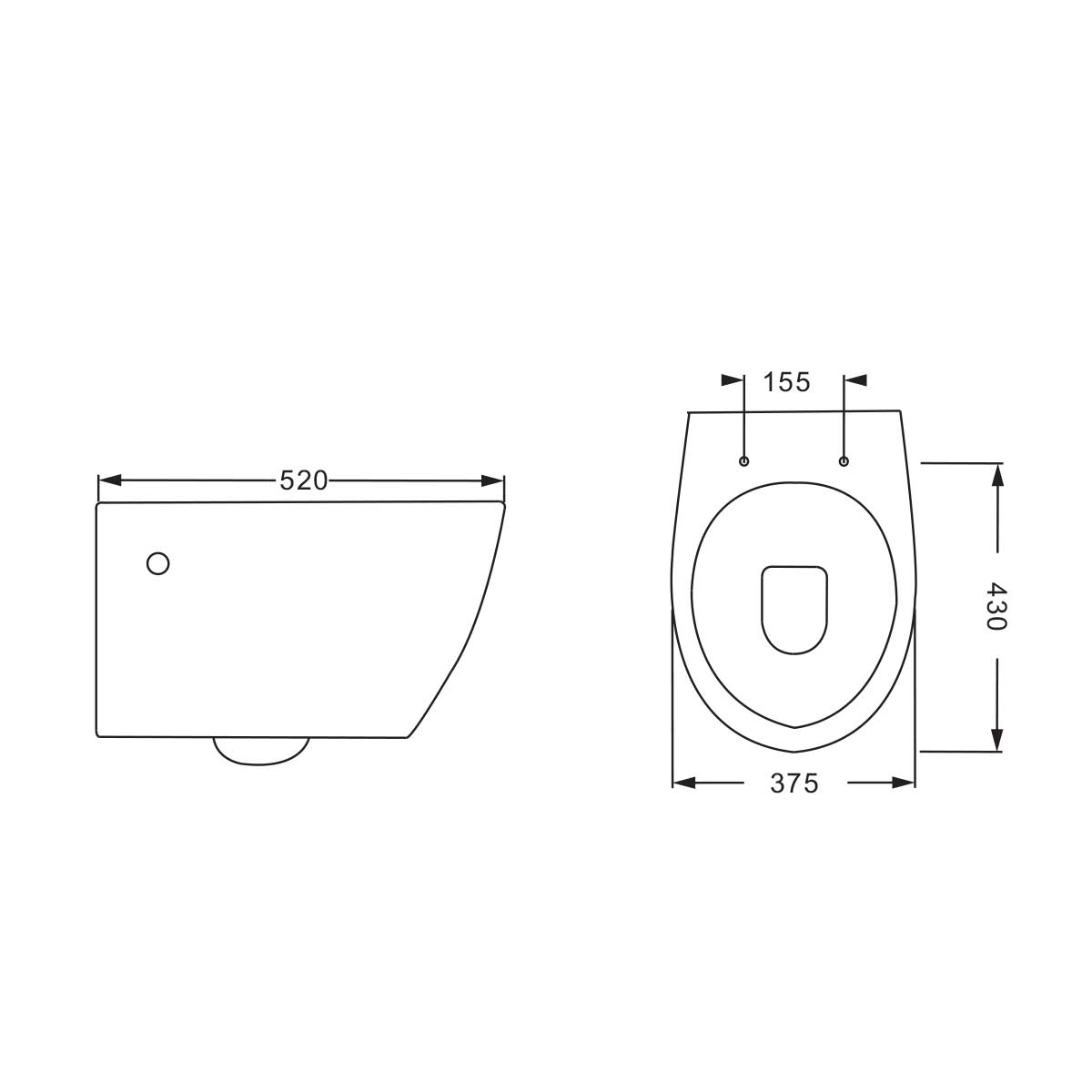 VT1-21 Унитаз подвесной Vincea INTERO Santreyd  - Вид №4