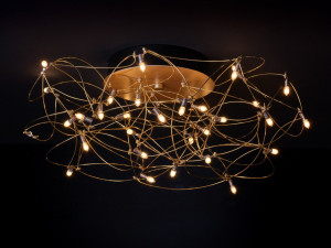 Металлический светодиодный потолочный светильник