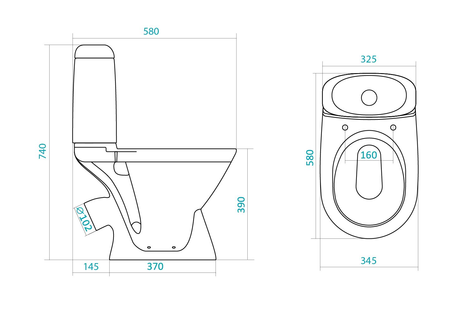 13820 Компакт унитаз с бачком Белый Лобненский Стройфарфор  Россия  - Вид №5