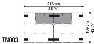 B&B Italia Модульный тканевый диван Tufty-too sun-id-1436231 - Вид №24