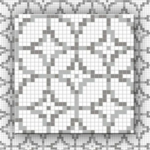 МОЗАИКА ИЗ СТЕКЛА D-05 GM&WHITE ALMA ПАННО 20