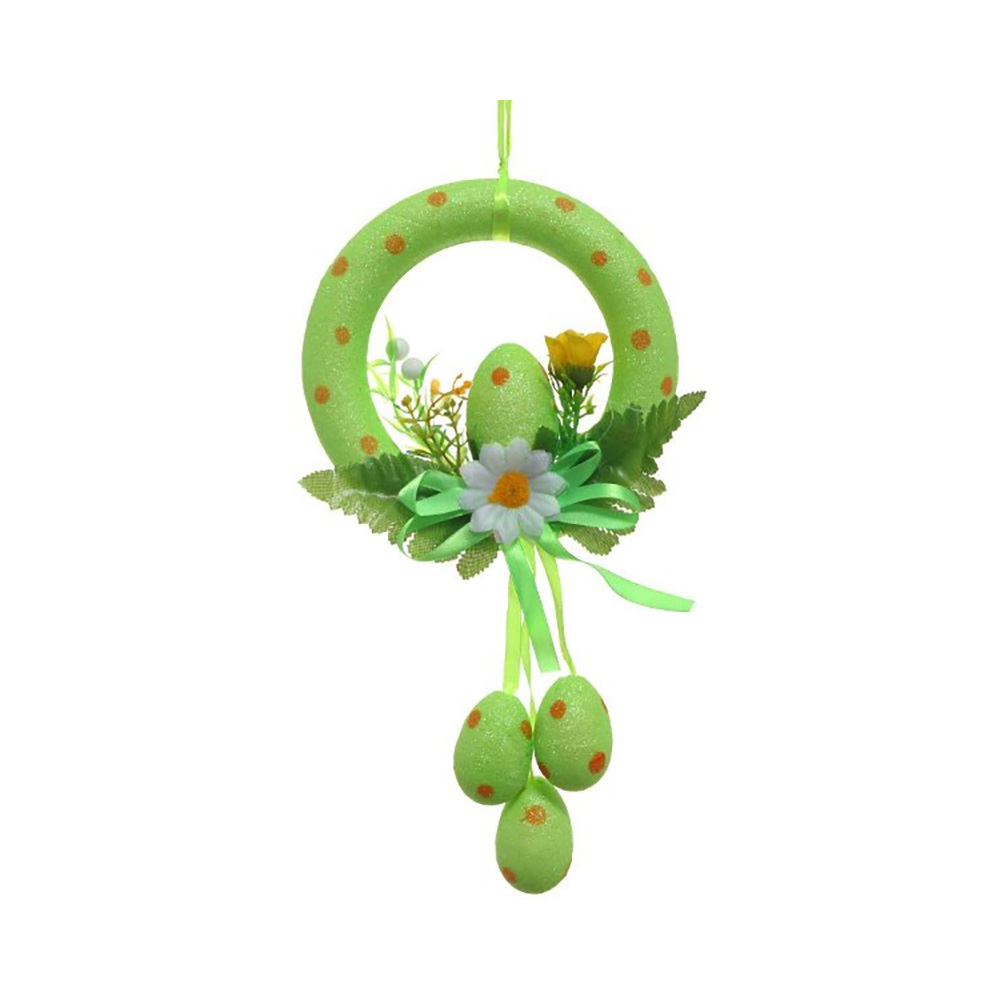 262158 Искусственное растение Декоративное изделие "Венок пасхальный" №02 d 17 см Santreyd 