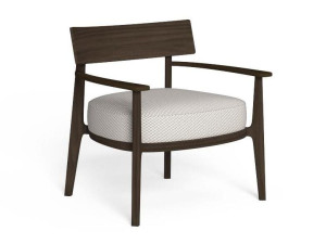 Садовое кресло из розового дерева с подлокотниками