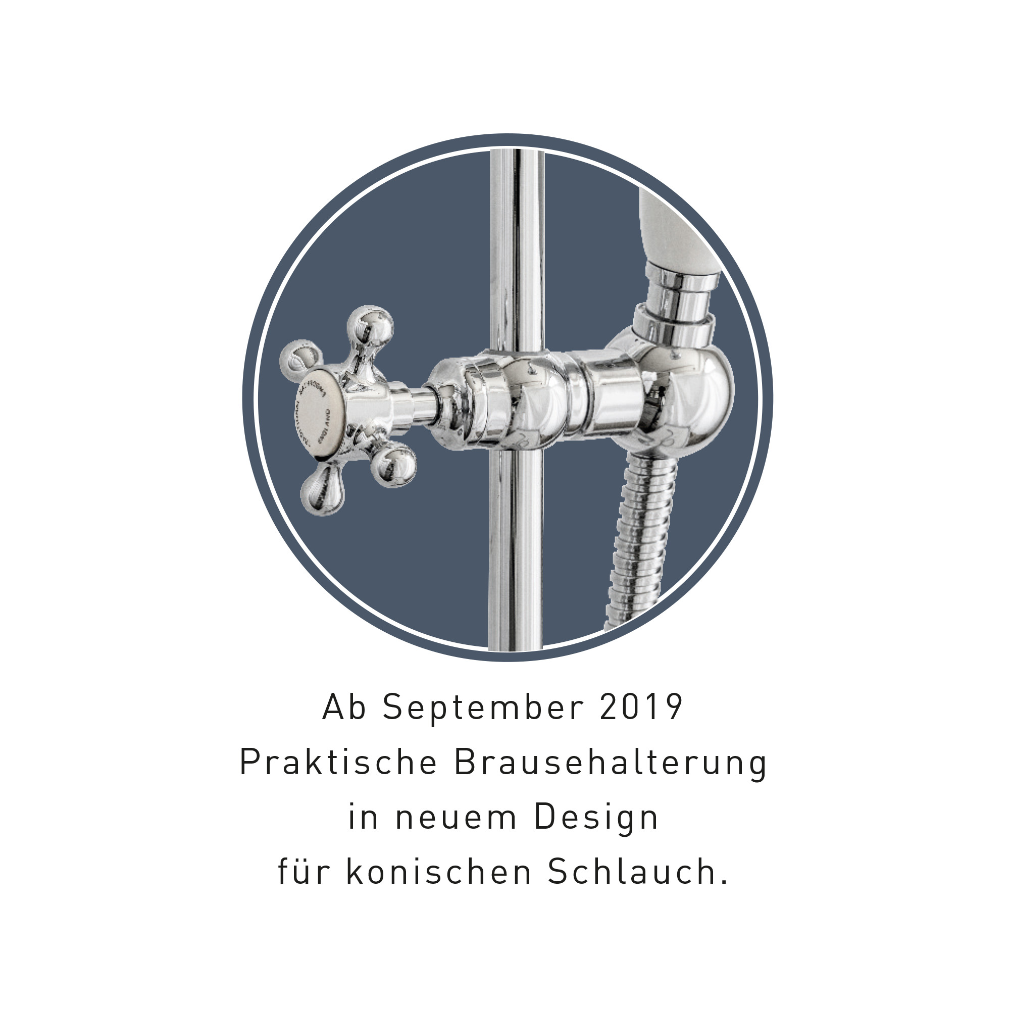 Traditional bathrooms Ручной душ со стенкой Tb20.514bl.bn  - Вид №1