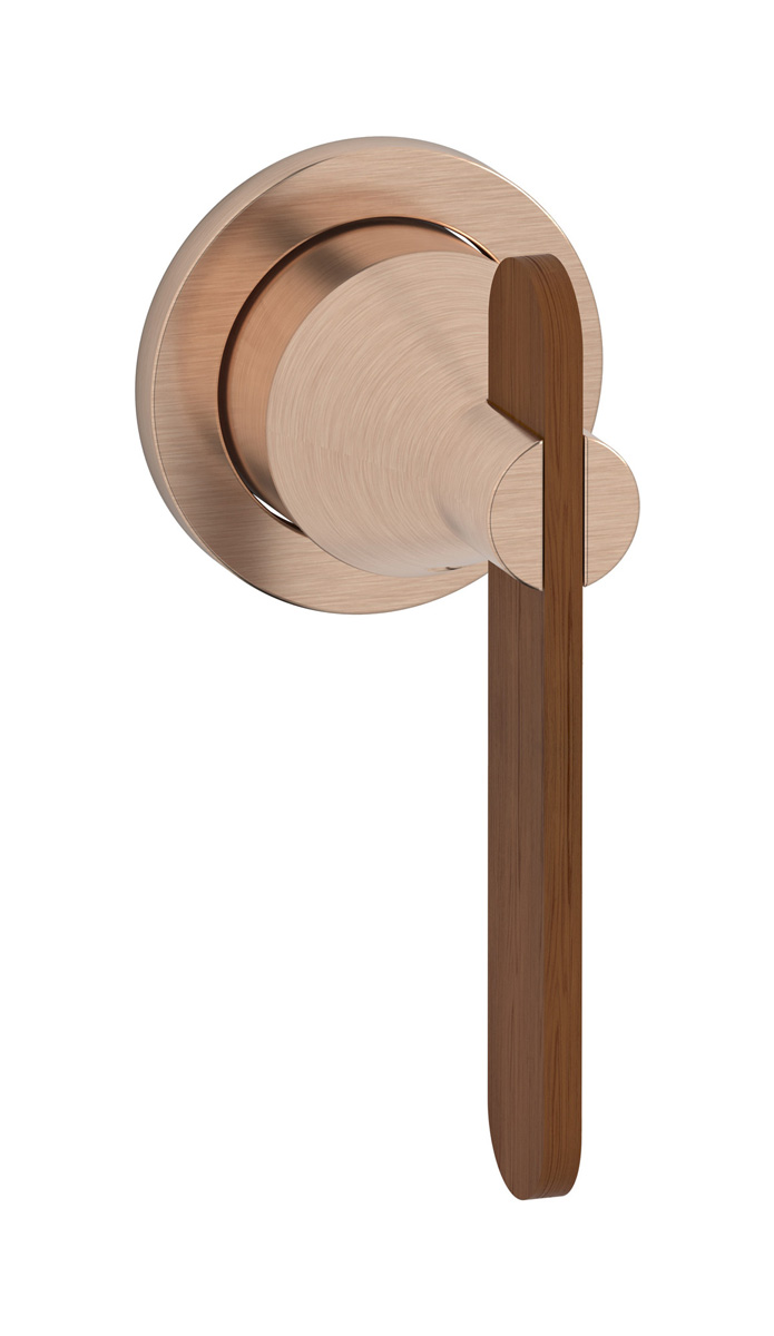 Внешние части встроенного смесителя на 1 потребителя WE ARE IB oh210on Brushed Rose Gold Soho