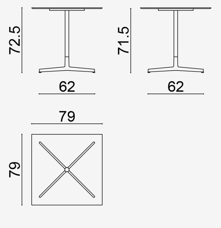 Стол со спицами Arper Wim ARCH-00041896 - Вид №31