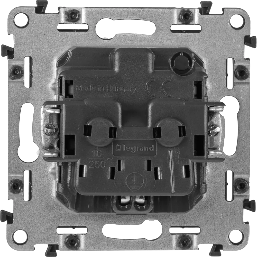 Розетка Legrand Valena Allure 2 контакта с заземлением цвет белый 82169352 STLM-2147174 - Вид №3