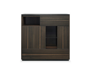 Деревянный шкаф с распашными дверцами