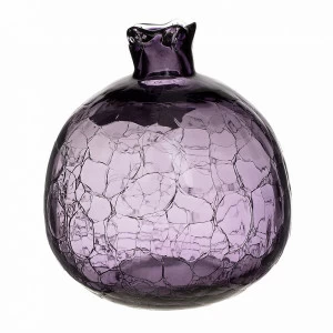 Статуэтка стеклянная фиолетовая "Гранат" TO4ROOMS РАСТЕНИЯ 00-3893563 Фиолетовый