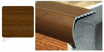 Профиль угловой ПУ 05.1800.088 орех ЛУКА 2541254