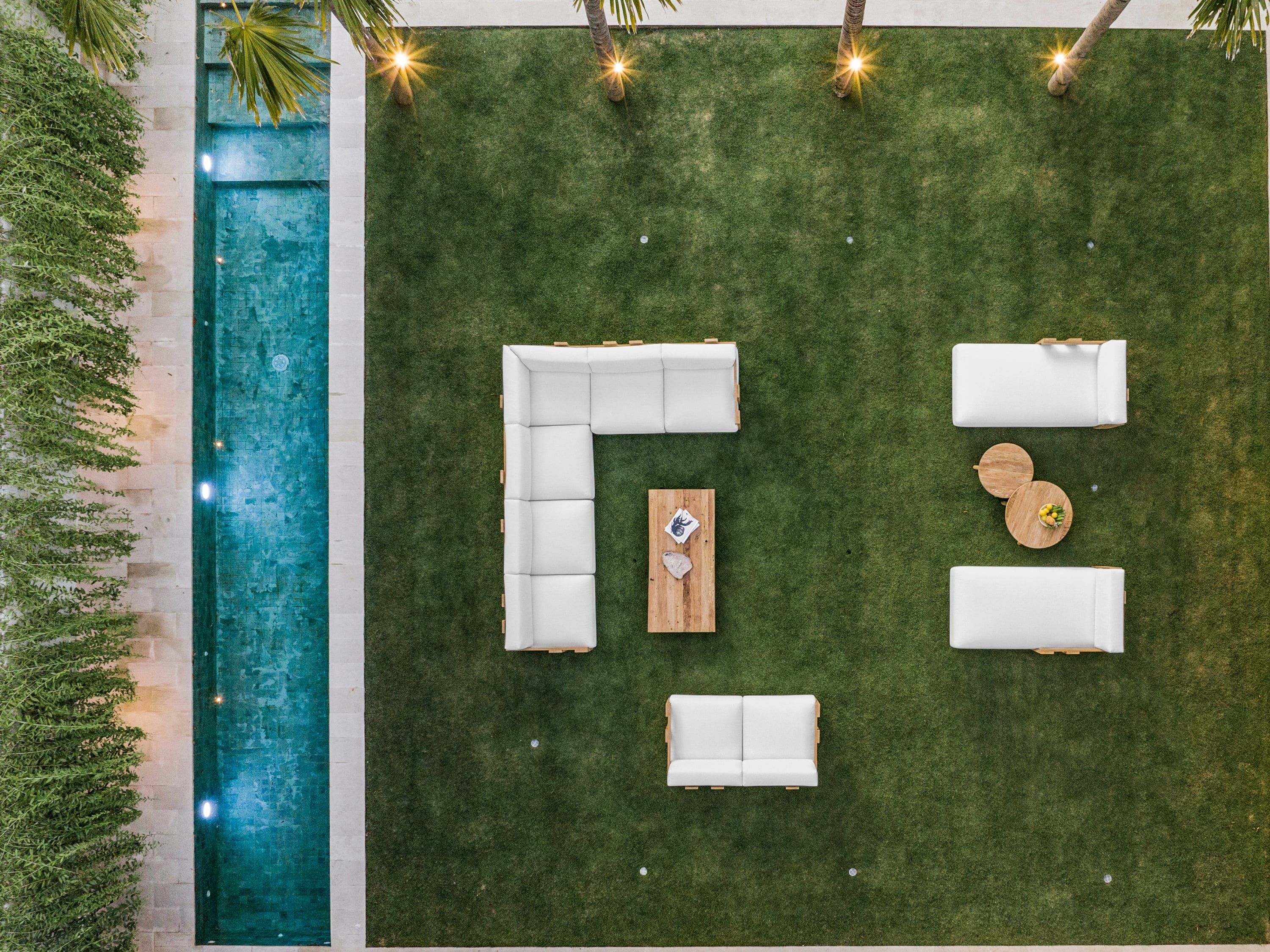 Угловое садовое кресло из ткани cbdesign Axis ARCH-00142051 - Вид №3