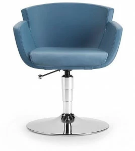 TALIN Поворотное кожаное кресло с подлокотниками для залов ожидания Nubia