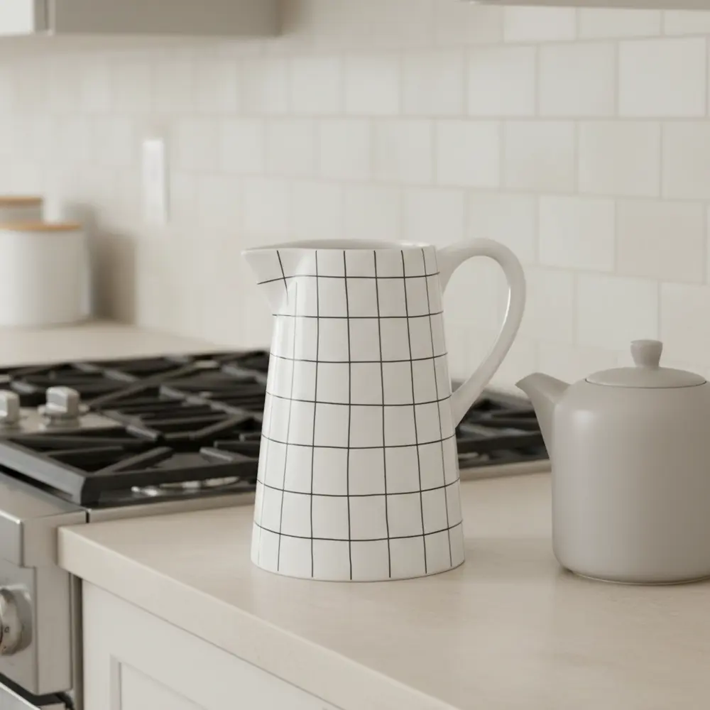 Кувшин 1.3 л Vidage керамика цвет белый Santreyd STLM-2122146